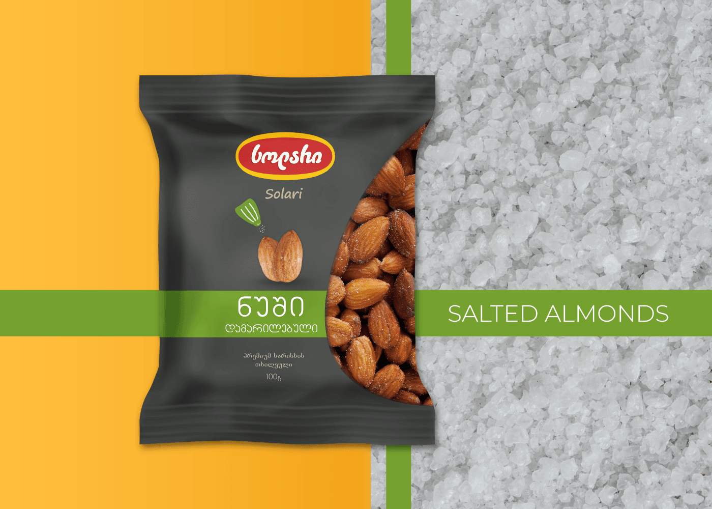 Yellow background pack