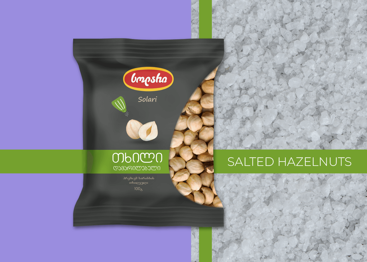 Purple background pack