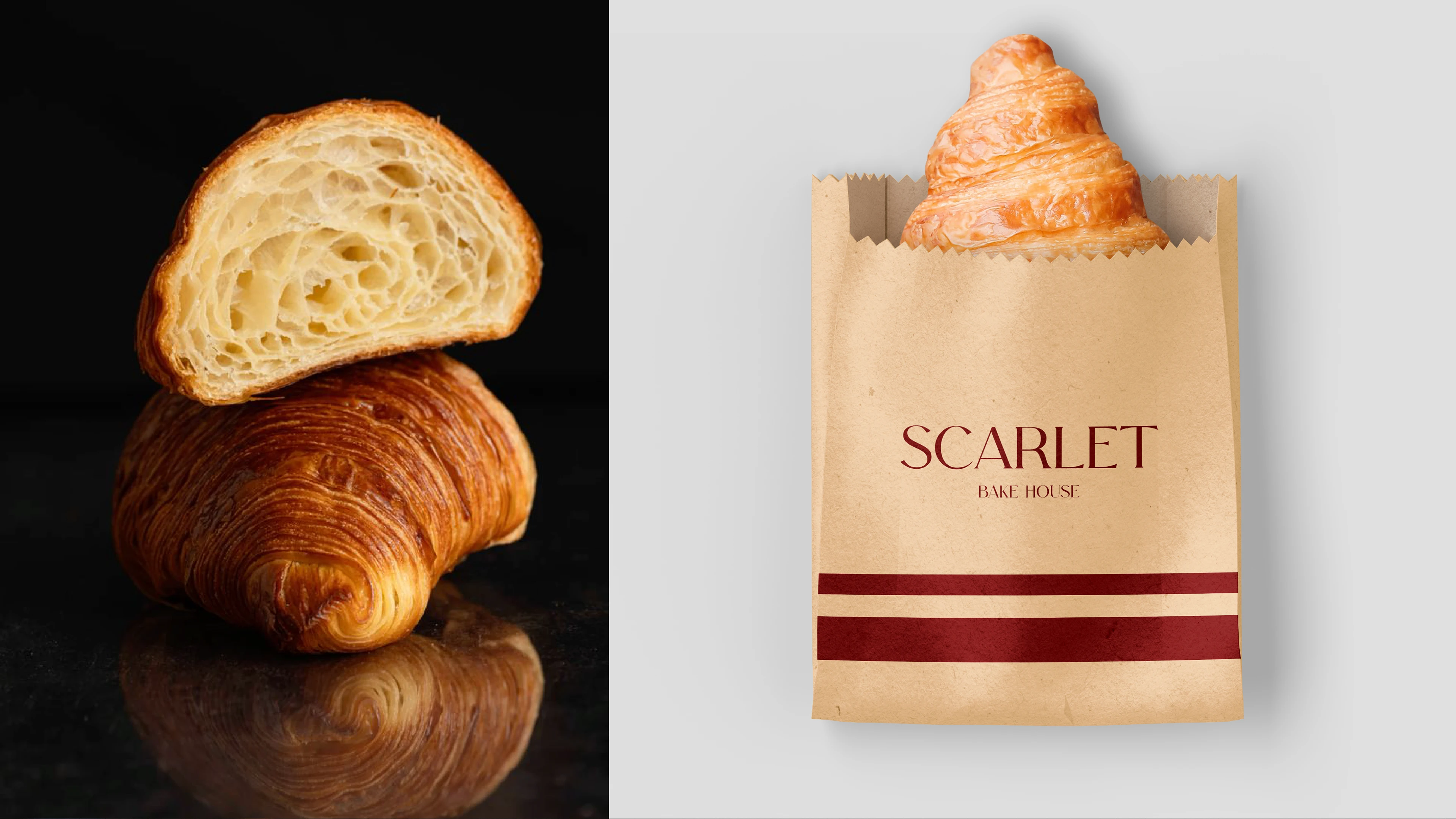 Pastry with packaging
